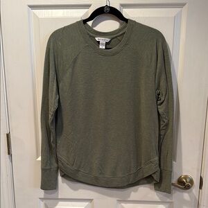 ATHLETA Green Crewneck Sweatshirt
